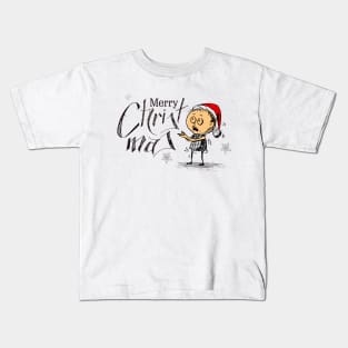 Merry Christmas Little Boy Kids T-Shirt